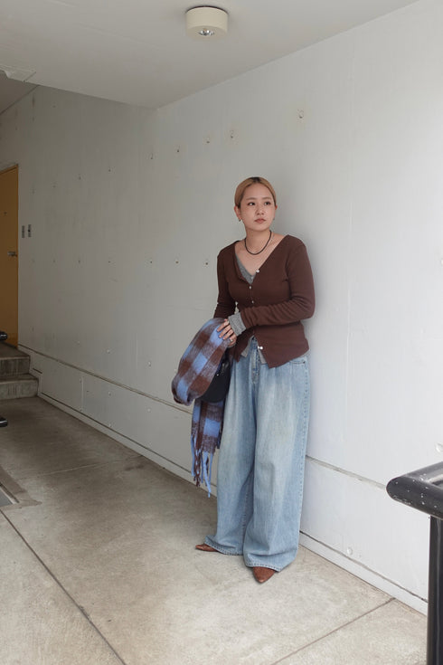 ニットフィットカーデ